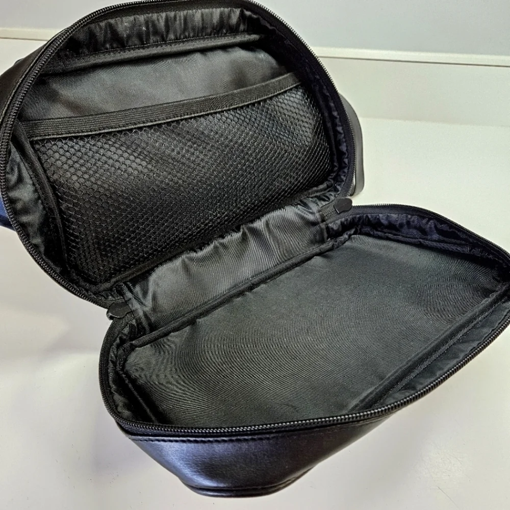 Dopp Men's Business Class Zip-Bottom Travel Kit Toiletry Bag Navy Blue